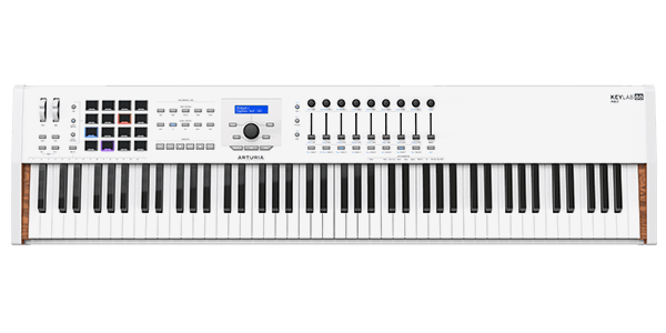 KeyLab 88 MkII white Premium USB/MIDI Keyboard 88 Tasten Pads/Transport