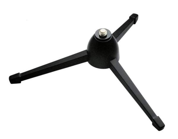 231/1 Tischstativ leichtes Mikrofonstativ mit schwarzem Kunststoffsockel