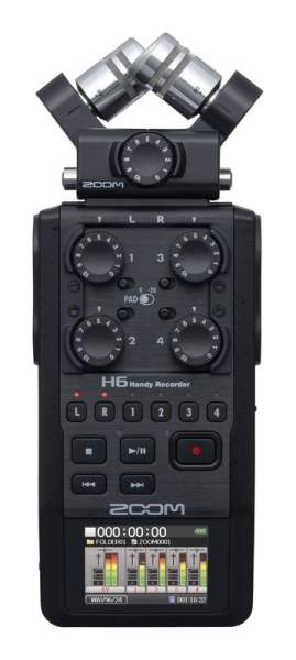 H6 Black Portabler Audio Recorder