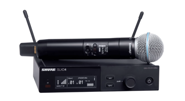 SLXD24E/B58-S50 SLXD Handsendersystem Beta58 823-832 & 863-865 MHz